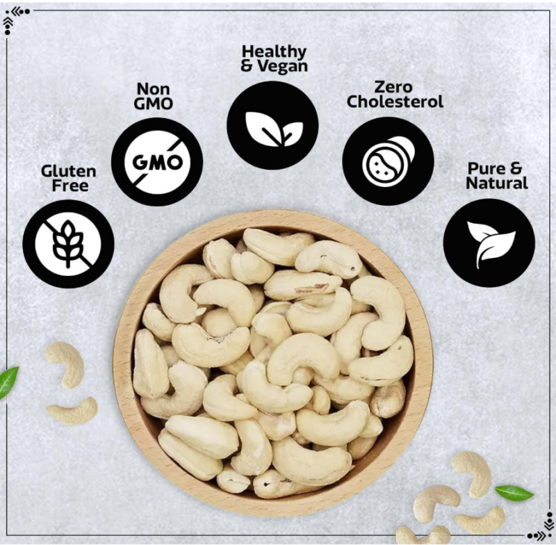 The Village Company Grand Dry Fruit Combo Pack: Almond, Cashew, Munakka, Salted Pistachios